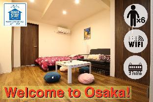 JR Sta-3mins! Near-Namba,Tennoji/Free WiFi/Big TV